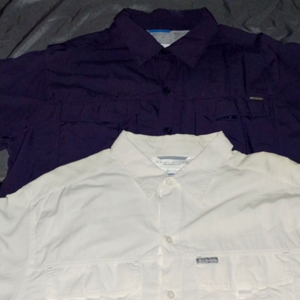 Columbia Men's short sleeve Omni-Shade sun Protection